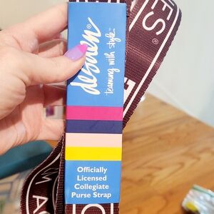 Desden Collegiate Purse Strap - Maroon